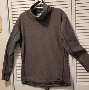 Lightweight Gray Fleece Tunic, M